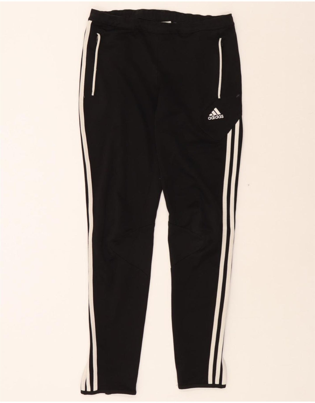 ADIDAS Womens Climacool Tracksuit Trousers UK 8/10 Small Black Polyester Vintage Adidas and Second-Hand Adidas from Messina Hembry 