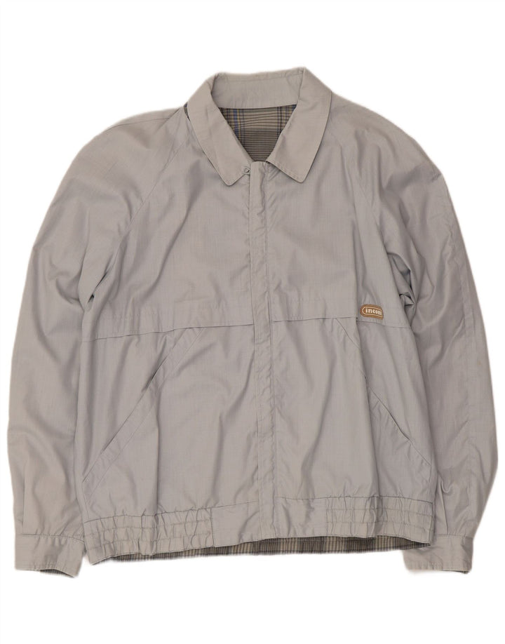 INCOM Herren Bomberjacke UK 40 Large Grau