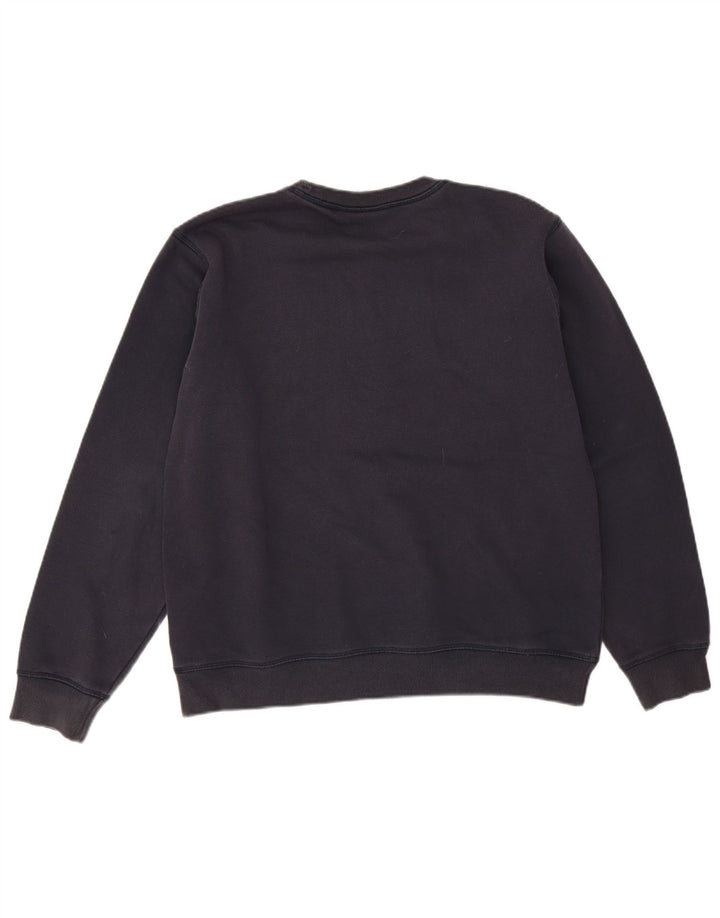 Champion Herre Grafisk Sweatshirt Jumper Medium Navyblå Bomuld
