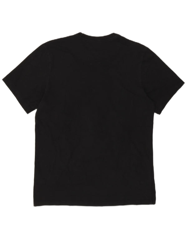 Nike Mens Graphic T-Shirt Top Medium Black Cotton