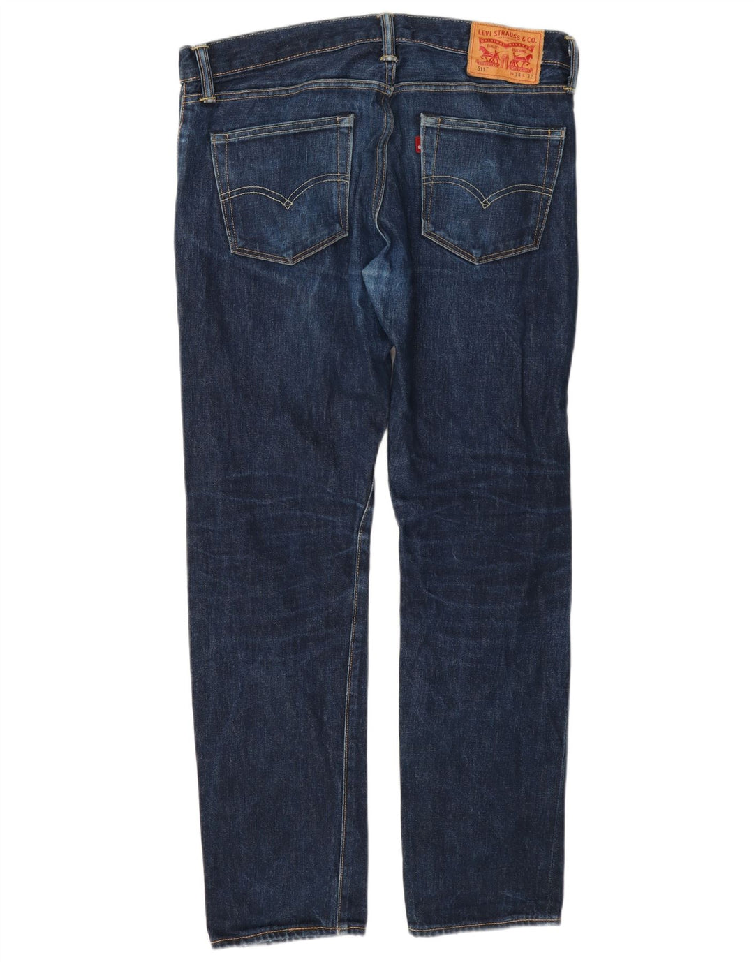 Levi's Mens 511 Slim Jeans W34 L32 Blue Cotton