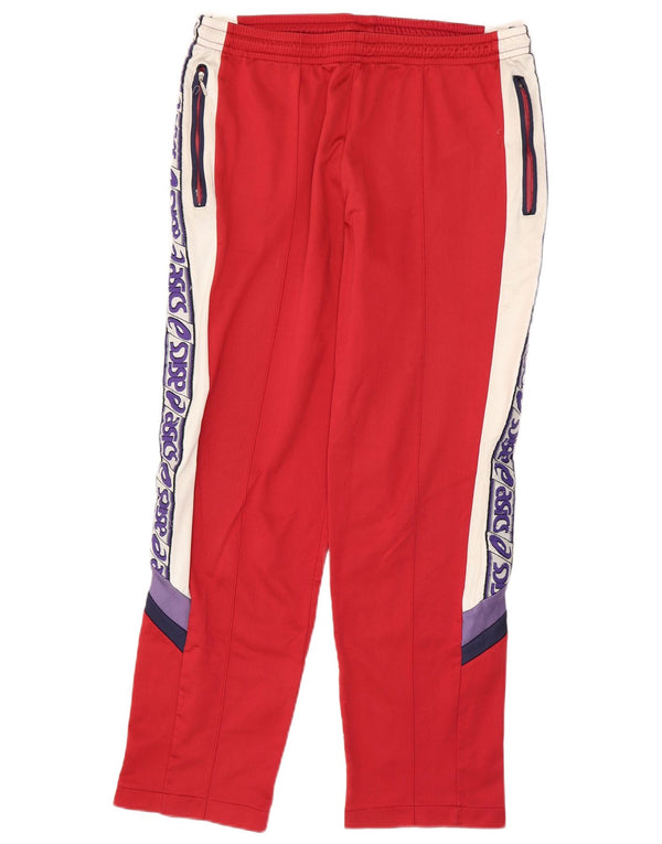 Pantaloni de trening Asics pentru bărbați cu grafic IT 52, roșu mare, poliamidă color bloc