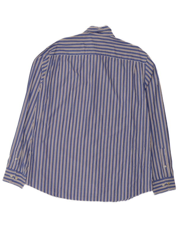 Massimo Dutti Herrenhemd 2XL Blau gestreift