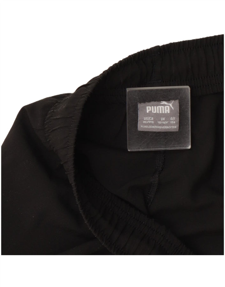 Puma Boys Tracksuit Trousers 15-16 Years Black