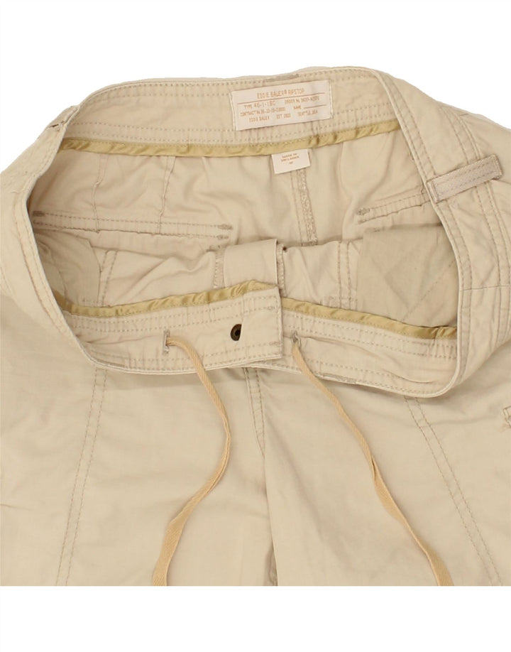 EDDIE BAUER Womens Cargo Shorts US 10 Large W34  Beige Cotton Vintage Eddie Bauer and Second-Hand Eddie Bauer from Messina Hembry 