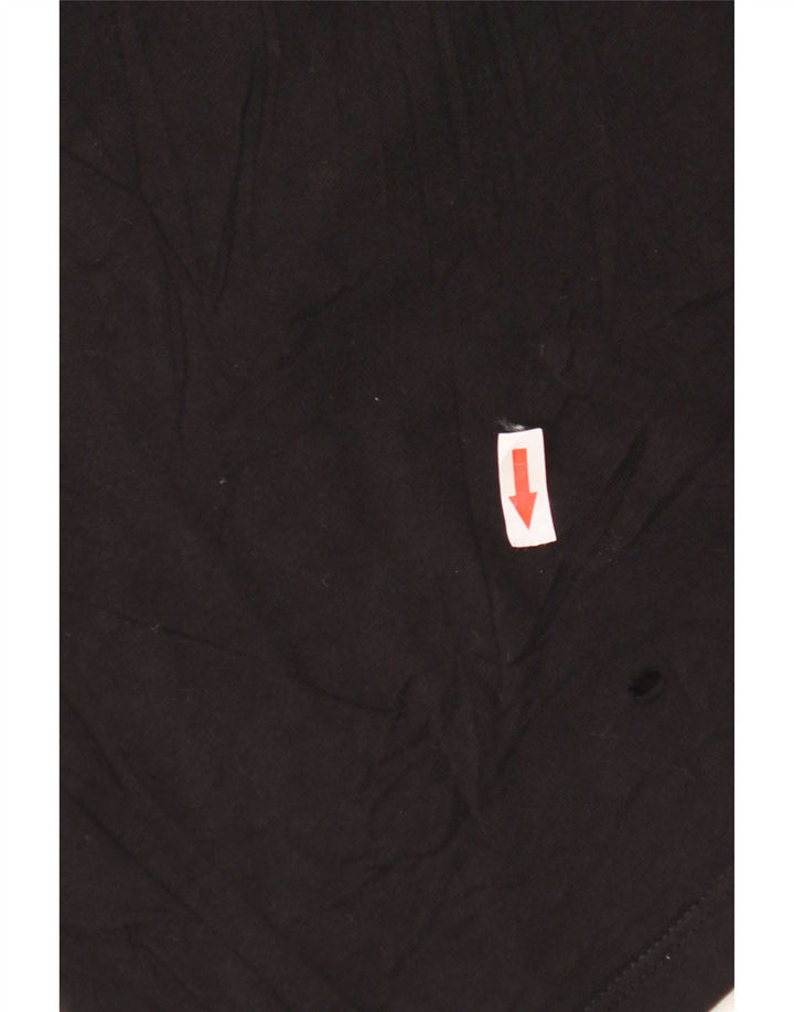 Lyle & Scott Mens T-Shirt Top Medium Black Cotton