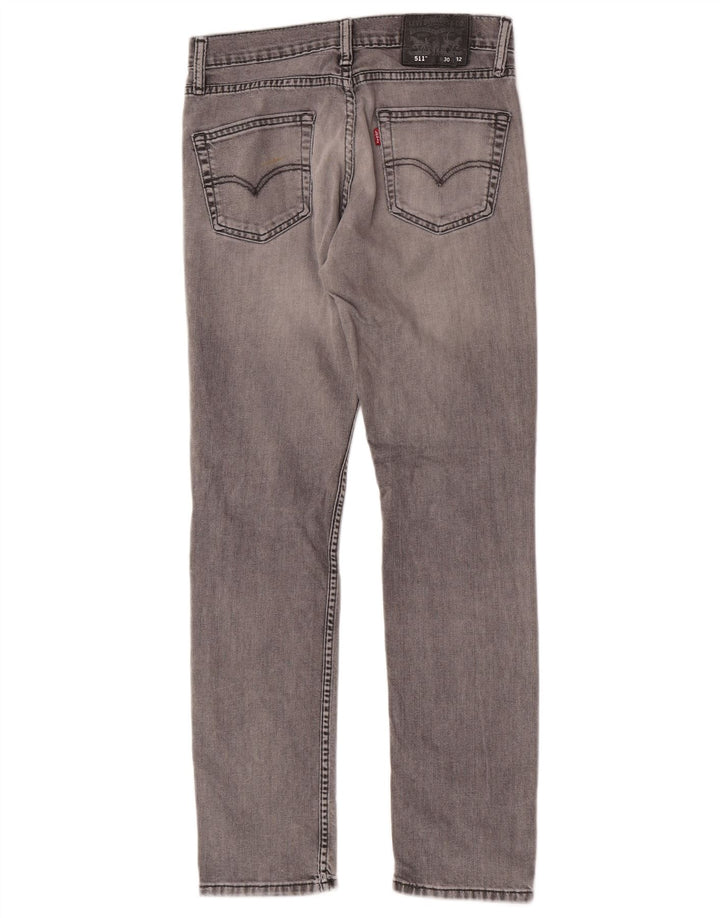 Levi's Herren Slim Jeans W30 L30 Graue Baumwolle