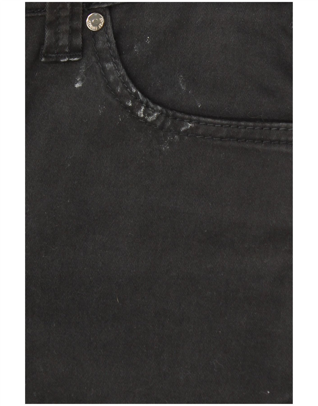 Armani Damen Straight Jeans W28 L30 Schwarz