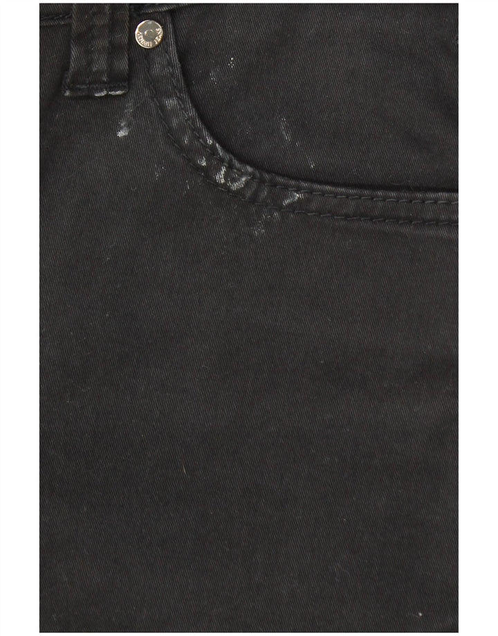 Armani Damen Straight Jeans W28 L30 Schwarz