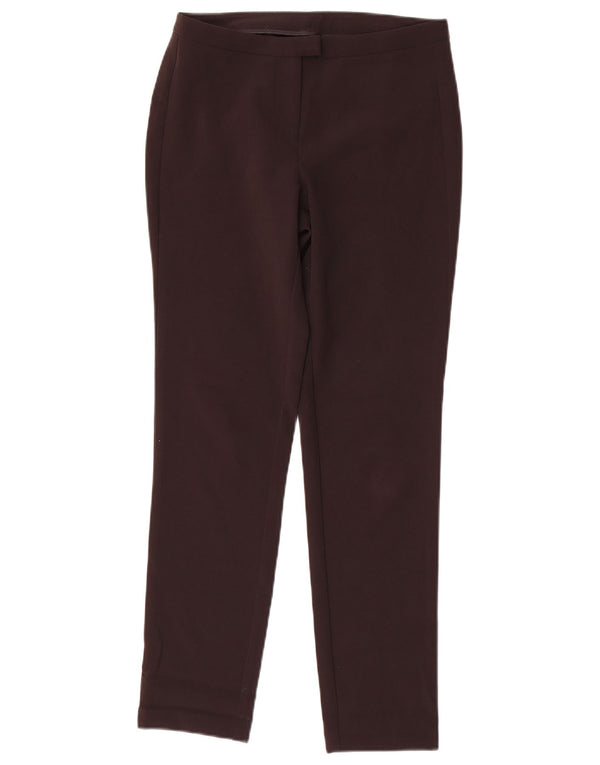 Benetton Womens Slim Suit Trousers W26 L27 Black