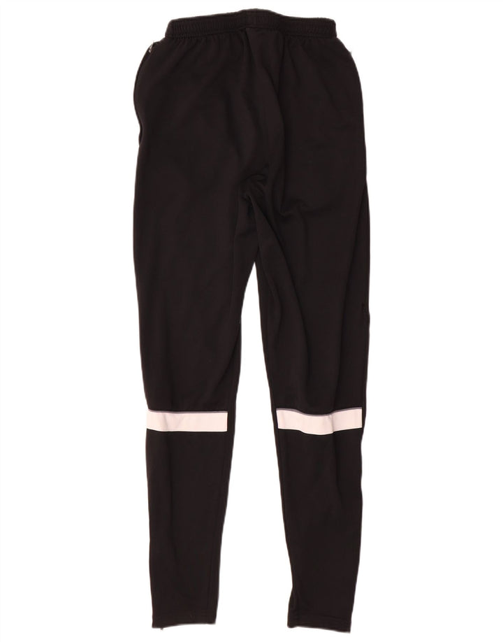 Nike Mens Dri Fit Tracksuit Trousers Small Black Colourblock Polyester