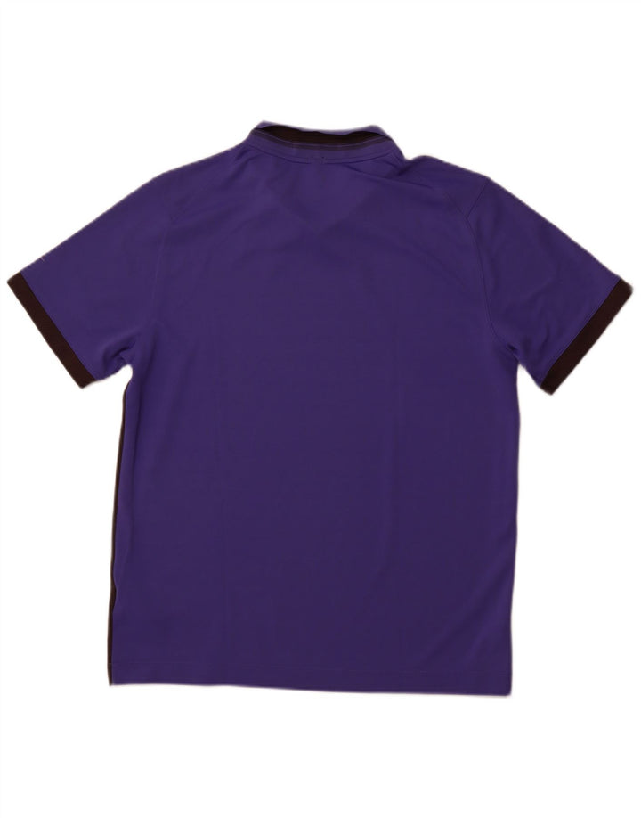 NIKE Dri Fit poloshirt til mænd mellemlilla Colourblock Polyester
