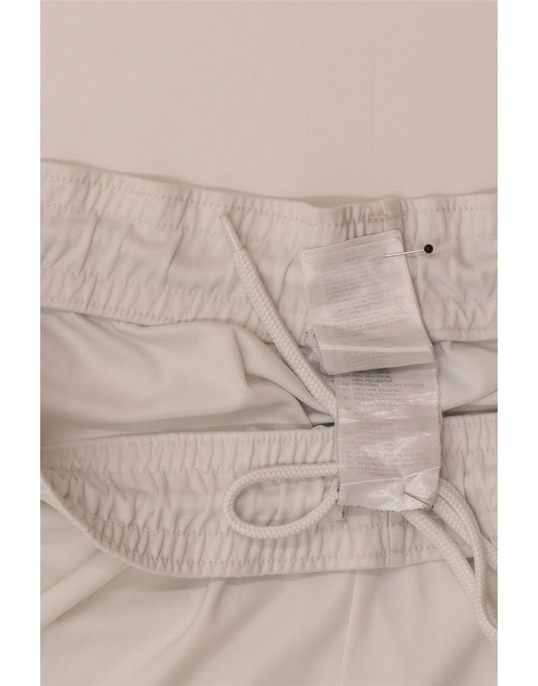 Pantaloncini sportivi Adidas Climalite da uomo grandi in poliestere bianco