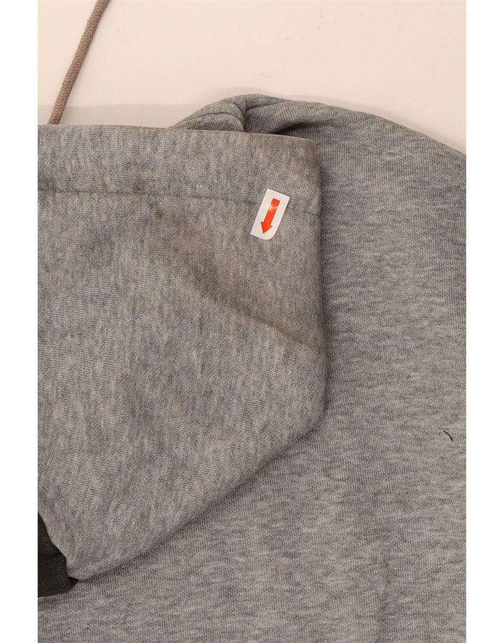 PUMA Mens Graphic Zip Hoodie Sweater Medium Grey Cotton Vintage Puma and Second-Hand Puma from Messina Hembry 