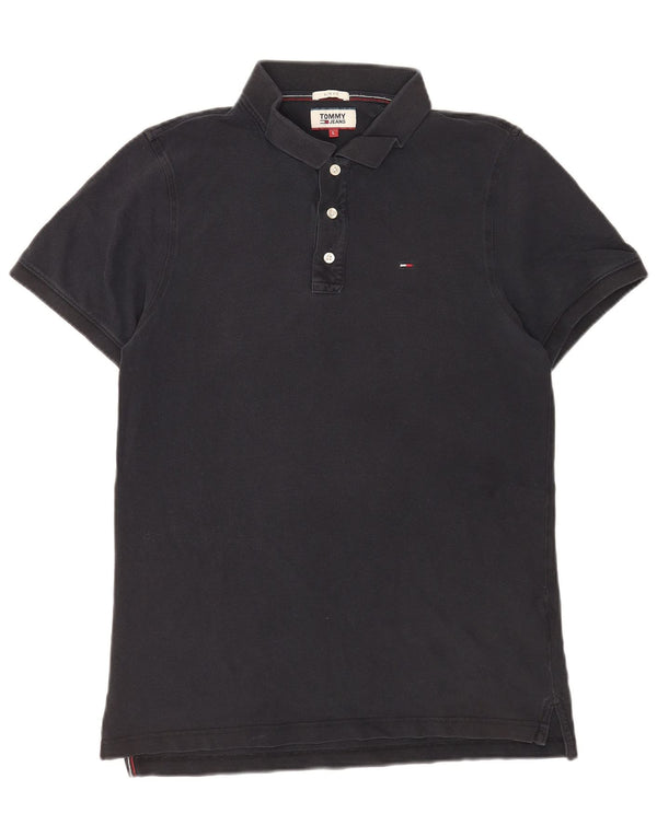 Cămașă polo pentru bărbați Tommy Hilfiger, slim fit, mare din bumbac bleumarin