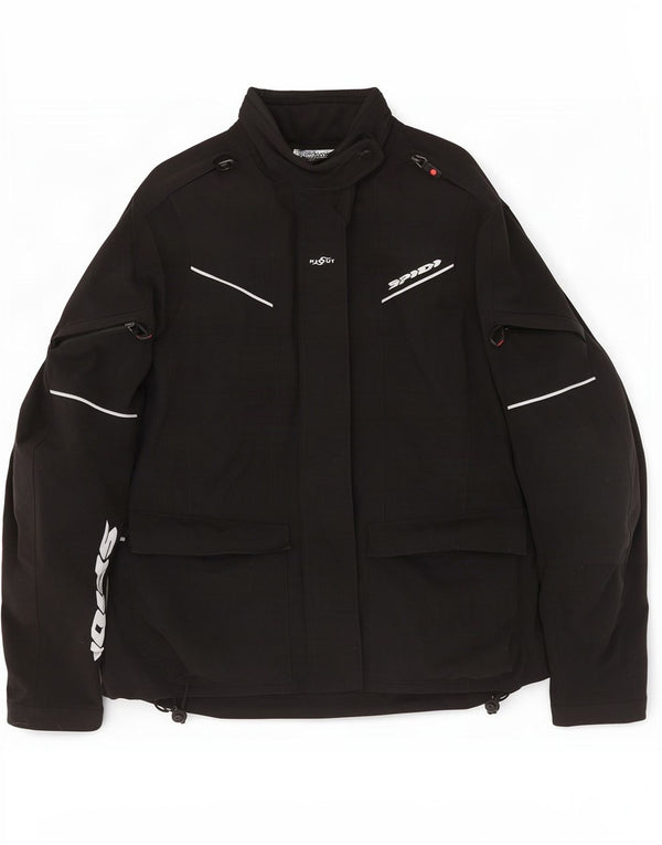Jaqueta feminina Spidi para motocicleta Graphic Racer UK 14 poliamida preta média