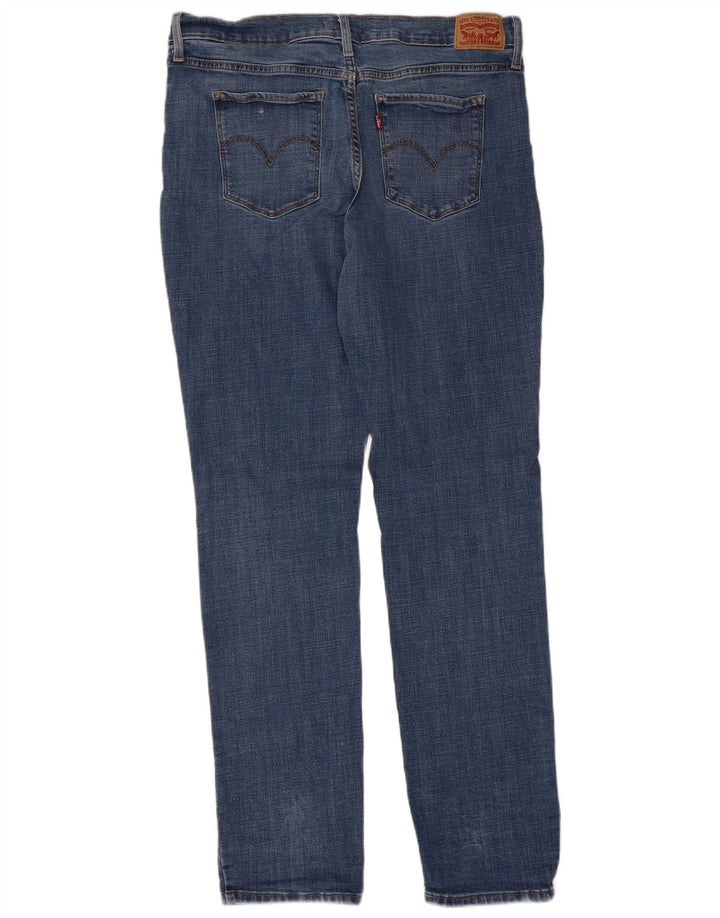 Levi's Womens 312 Shaping Slim Jeans W33 L32 Blue Cotton