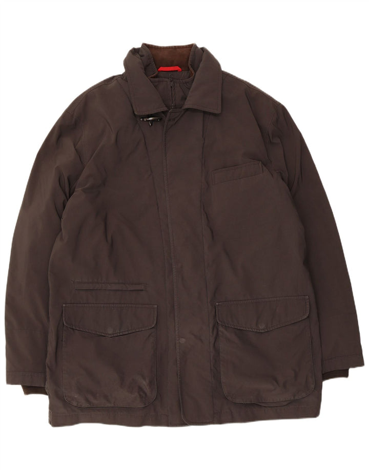 Fay Mens Windbreaker Jacket UK 42 XL Grey Polyamide