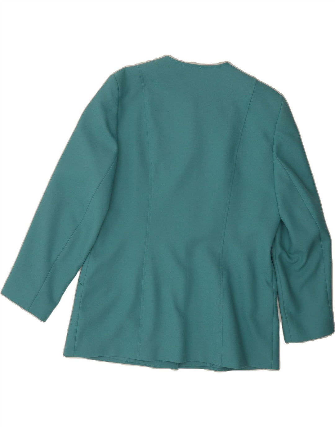 EASTEX Womens Longline 5 Button Blazer Jacket UK 14 Medium Turquoise Vintage Eastex and Second-Hand Eastex from Messina Hembry 