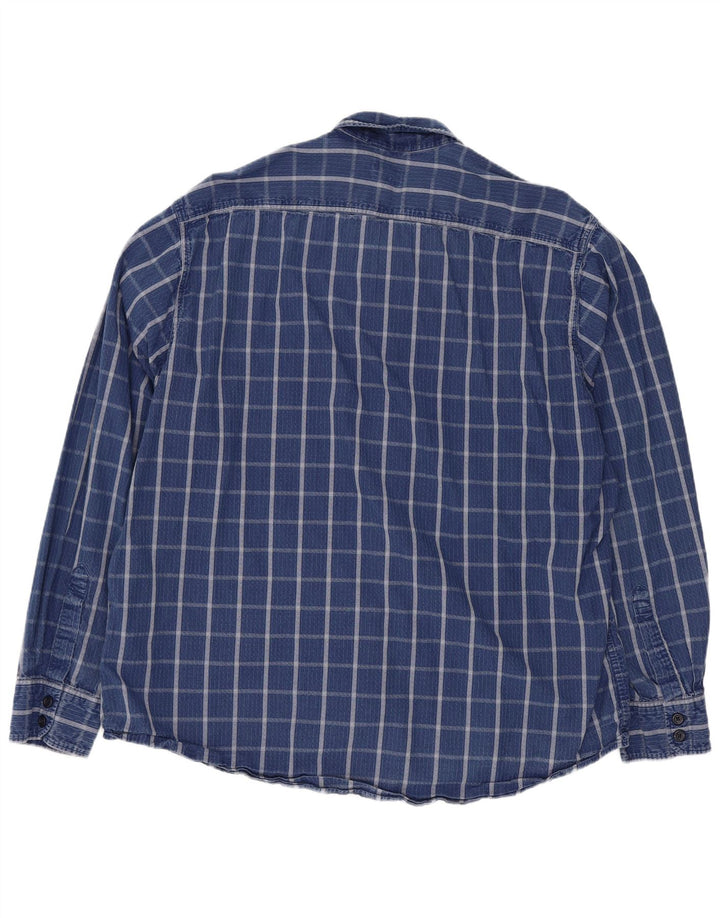 Levi's Chemise XL Bleu Carreaux Coton Homme
