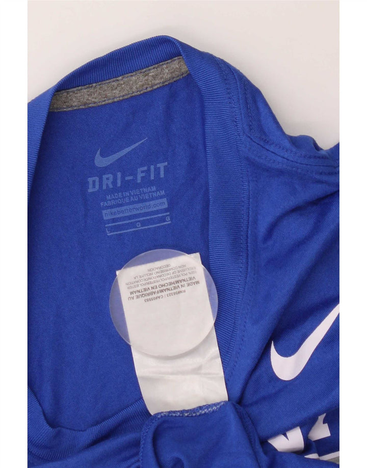 Nike Mens Blue Devils Baseball Graphic T-Shirt Top Large Polyester