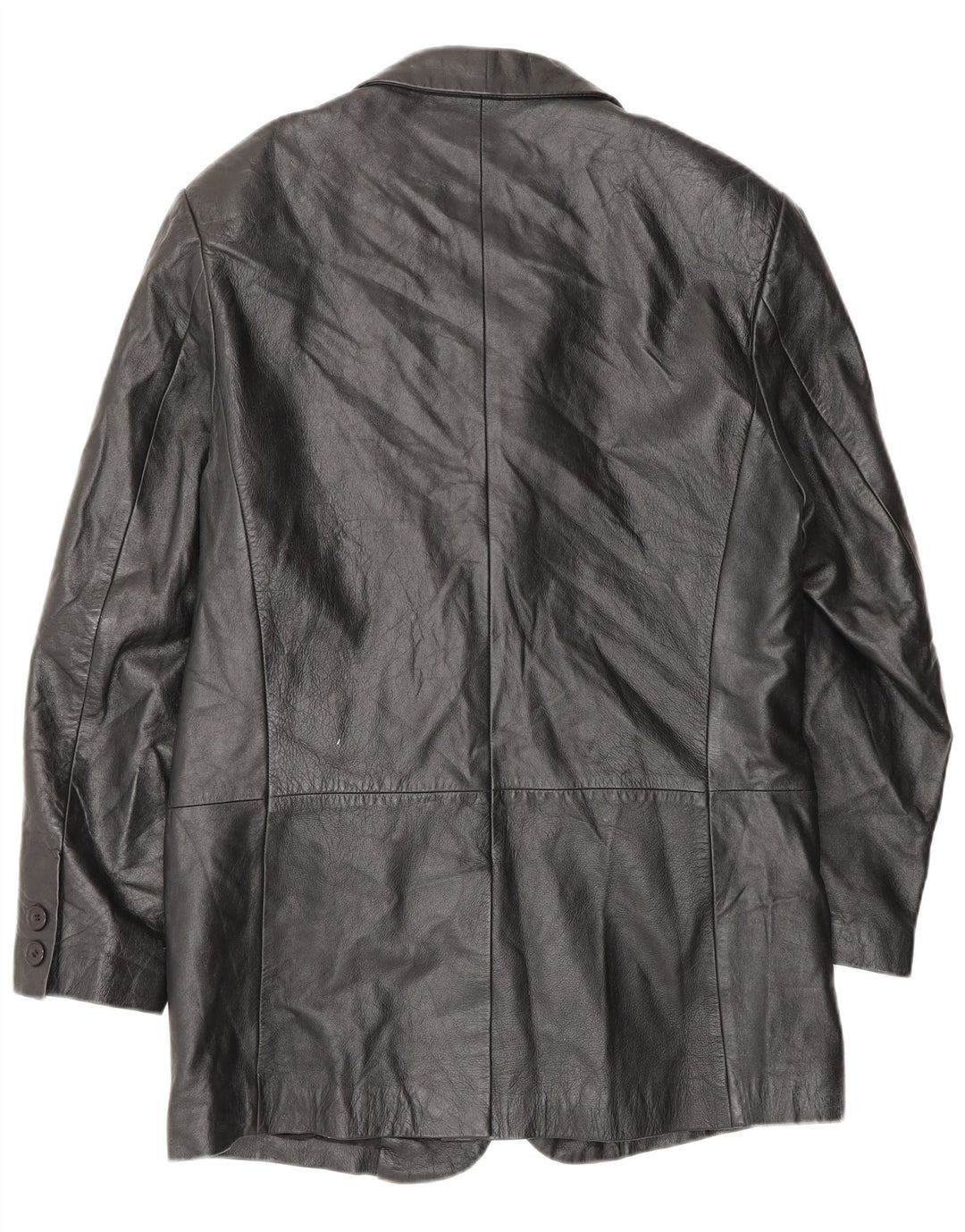 Cappotto In Pelle Uomo Conbipel IT 46 Small Pelle Nera