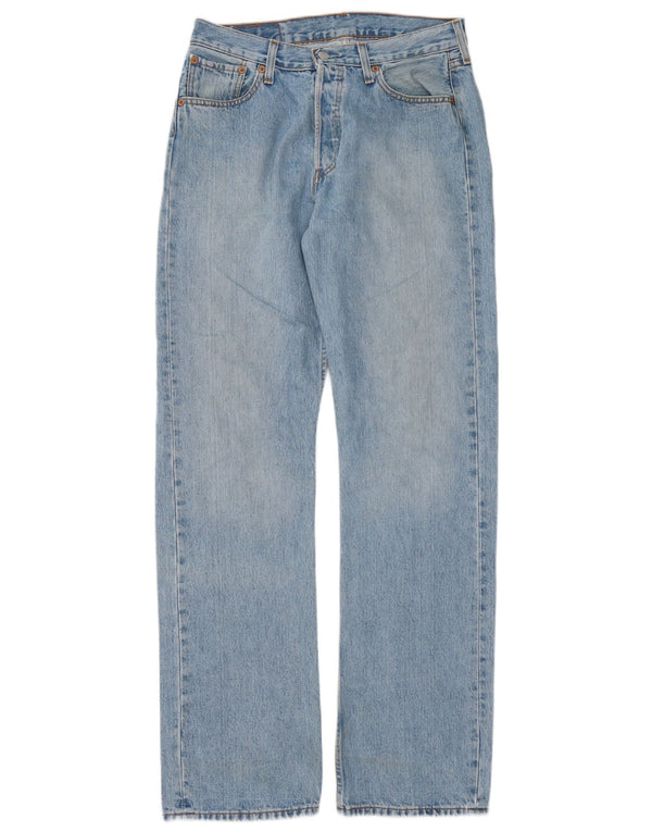 Мужские прямые джинсы Levi's 501 W30 L34 синие, хлопок