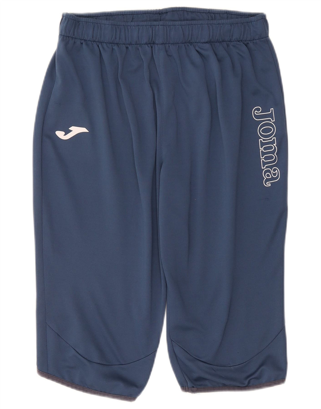 Joma Mens Graphic Bermuda Sport Shorts Large  Navy Blue Polyester