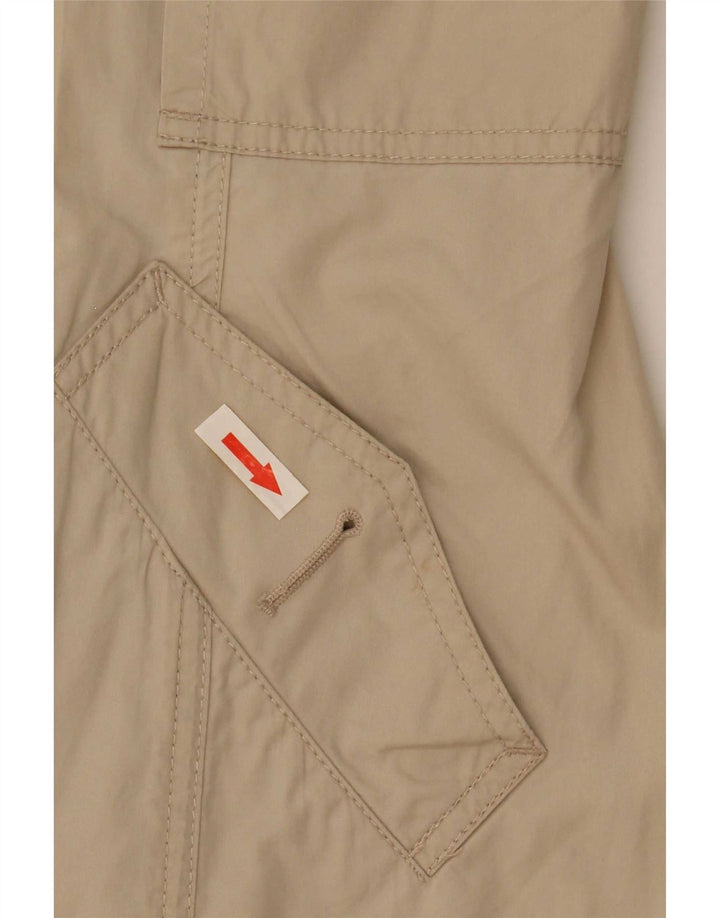 Monsoon Womens Trench Coat UK 8 Small Beige Cotton