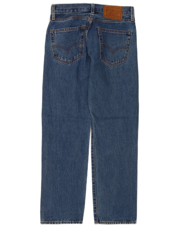 Levi's Mens 551 Straight Jeans W26 L28 Blue Cotton