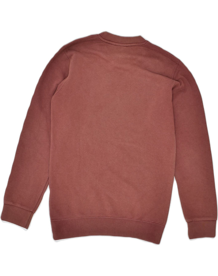 WESC Mens Graphic Sweatshirt Jumper XS Brown Cotton | Vintage | Thrift | Second-Hand | Used Clothing | Messina Hembry 
