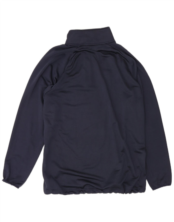 Canterbury Haut de survêtement à col zippé pour homme XL Bleu marine Polyester