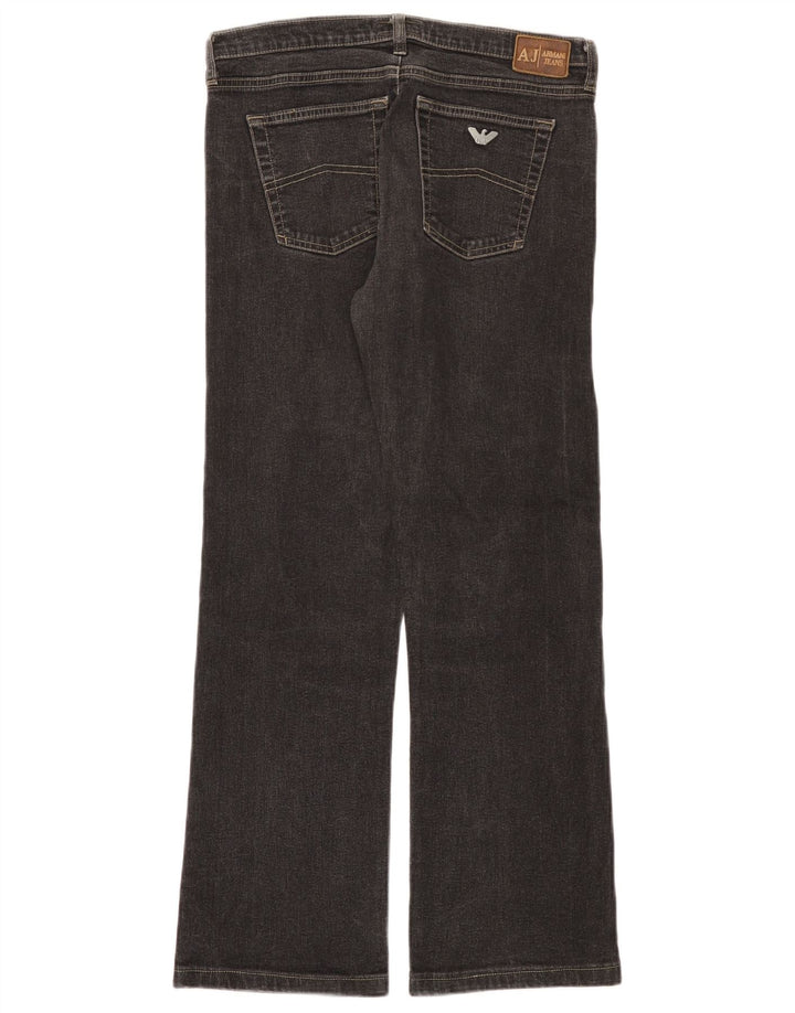Armani Jeans Bootcut Femme W29 L28 Coton Noir