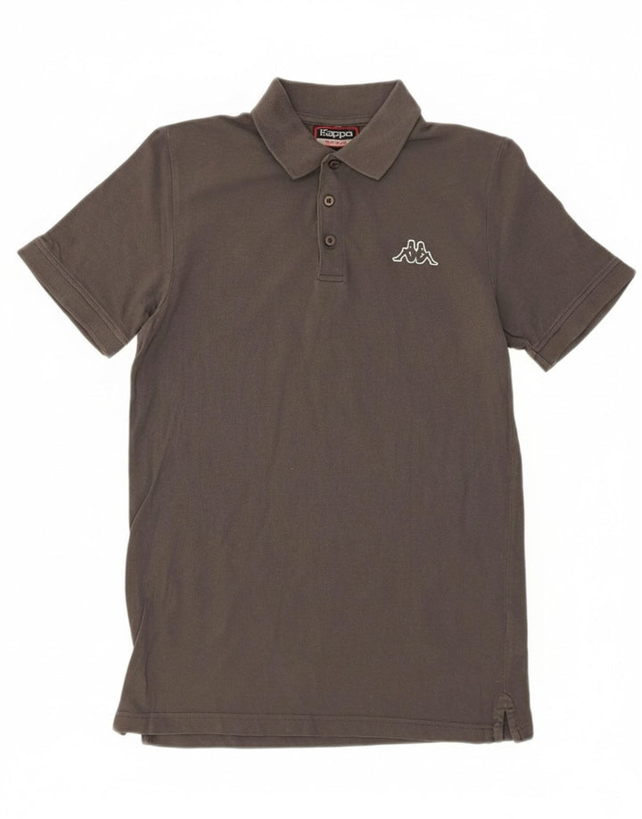 KAPPA Mens Polo Shirt Small Grey Cotton