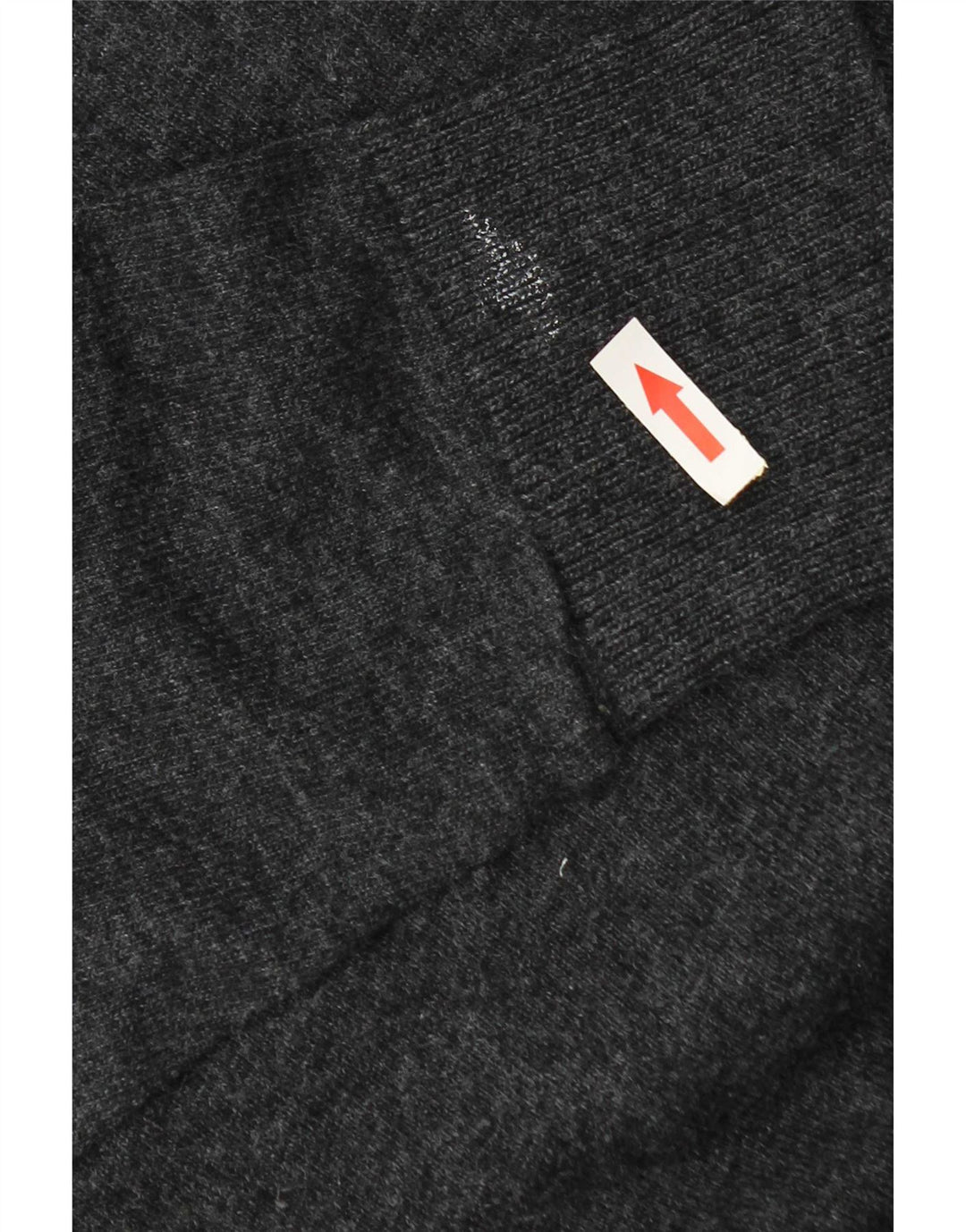 Franklin Marshall Mens V-Neck Jumper Sweater Medium Grey Viscose