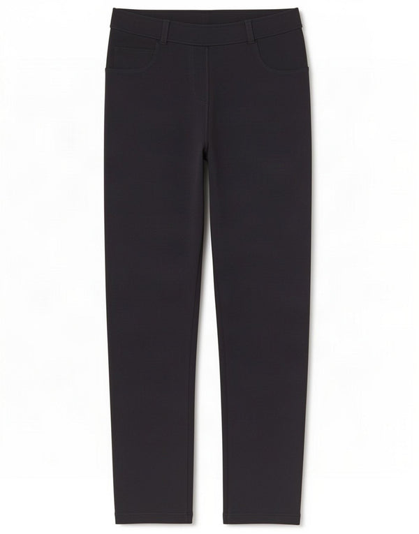 Moncler Girls Leggings 13-14 Years Navy Blue Cotton