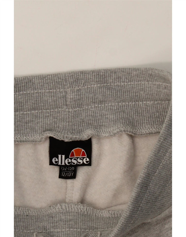 ELLESSE Boys Tracksuit Trousers 12-13 Years Grey Cotton Vintage Ellesse and Second-Hand Ellesse from Messina Hembry 