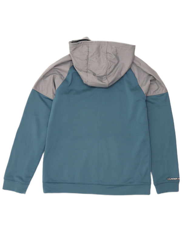 Under Armour Boys Zip Hoodie πουλόβερ 13-14 ετών XL μπλε χρώματος