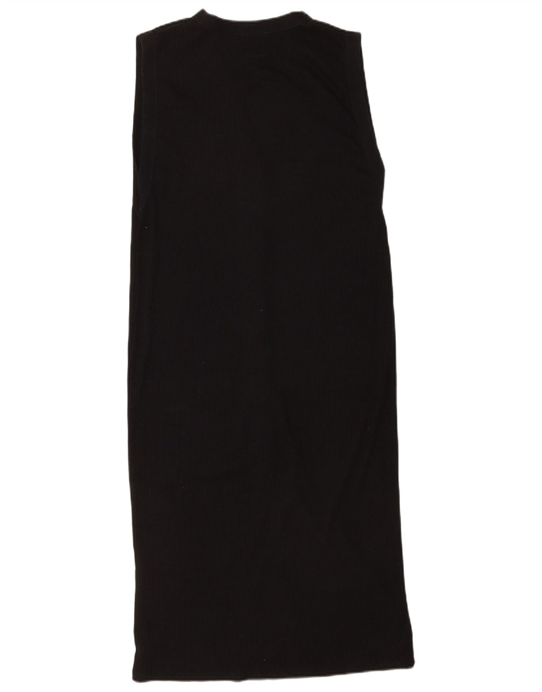 Zara Damen ärmelloses Etuikleid UK 14 Medium Schwarz