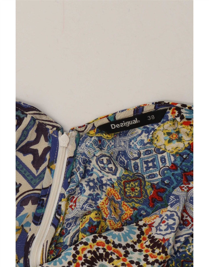 Vestido Desigual Mujer Gráfico A-Line EU 38 Medium Multicolor Patchwork