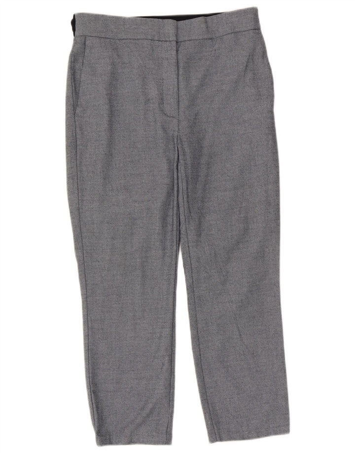Spodnie damskie Zara Capri duże W30 L23 Niebieski poliester