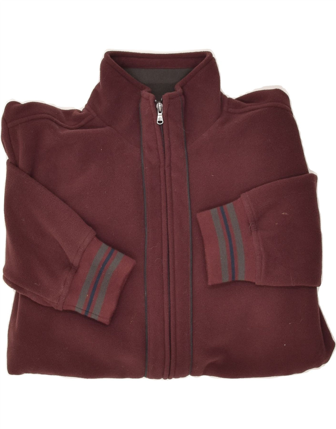 CHAMPION Womens Fleece Jacket UK 18 XL Burgundy Polyester Vintage Champion and Second-Hand Champion from Messina Hembry 