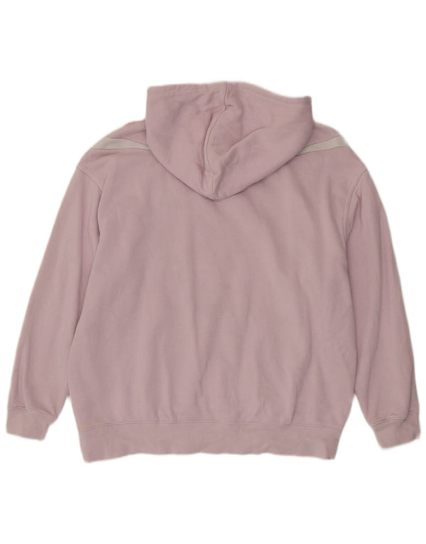 Nike Womens Graphic Oversized Hoodie Pullover UK 14 Mittelrosa Farbblock