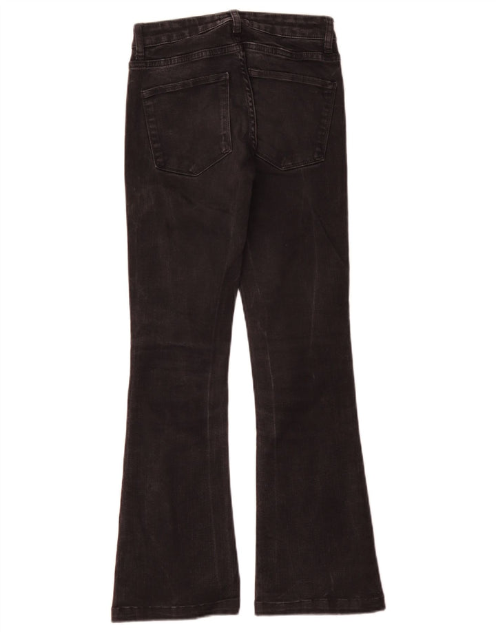Zara Womens Flared Jeans EU 34 2XS W24 L28 Black