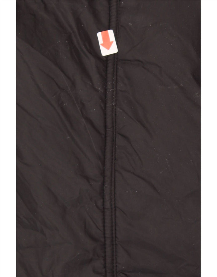 MOSCHINO Womens Hooded Utility Jacket UK 16 Large Black Vintage Moschino and Second-Hand Moschino from Messina Hembry 