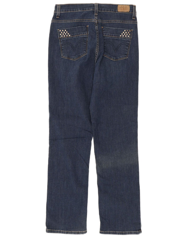 Levi's Damen 512 Straight Jeans US 10 Large W28 L29 Marineblau