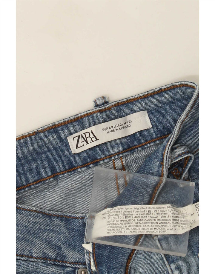 Zara Mens Slim Jeans EU 40 Medium W31 L30 Blue Cotton