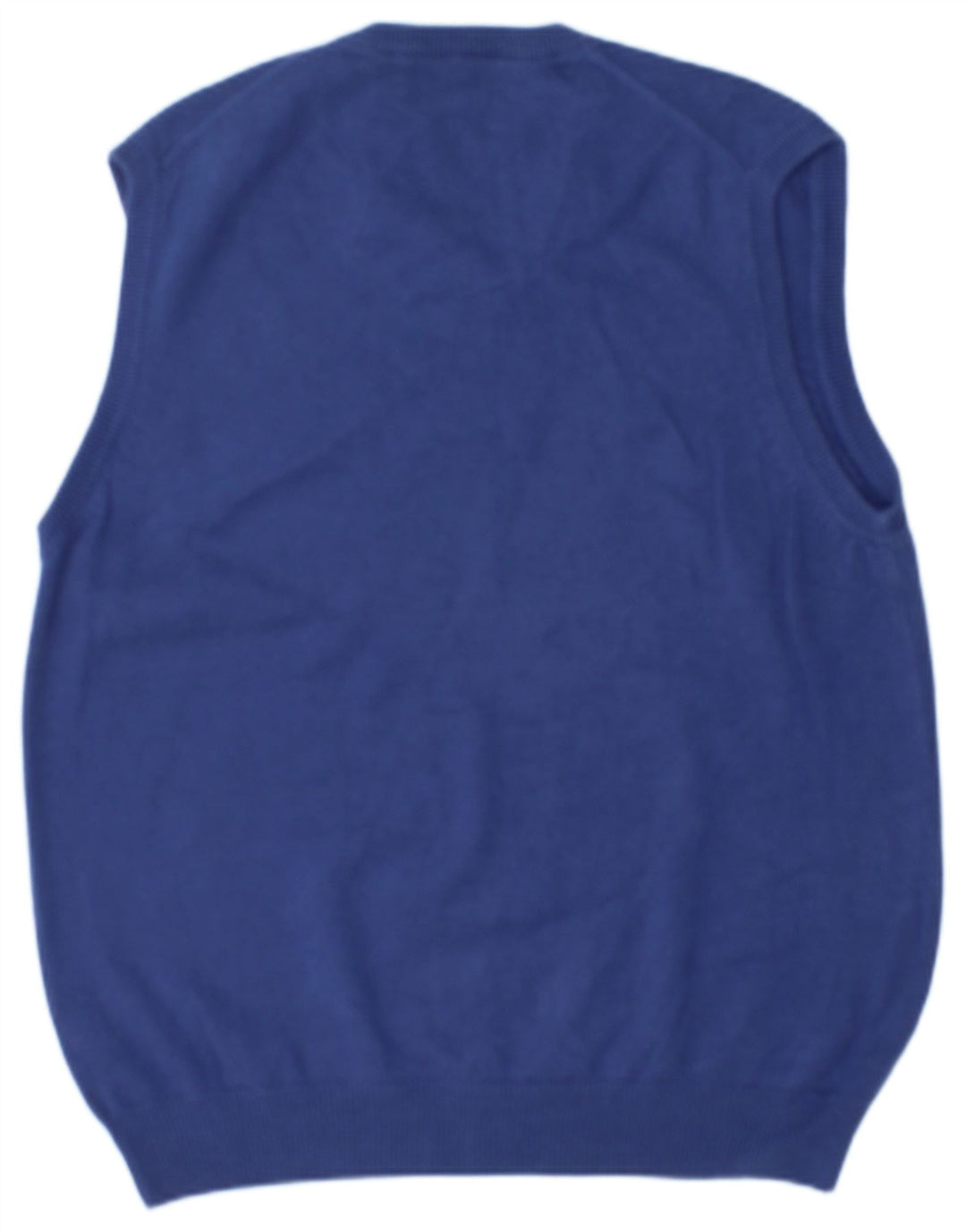 MARKS & SPENCER Canottiera da uomo vestibilità regolare canotta grande in cotone blu