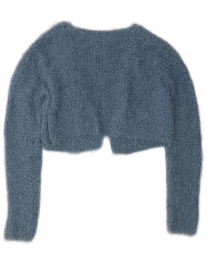 Zara Womens Bolero Jumper UK 10 Small Blue
