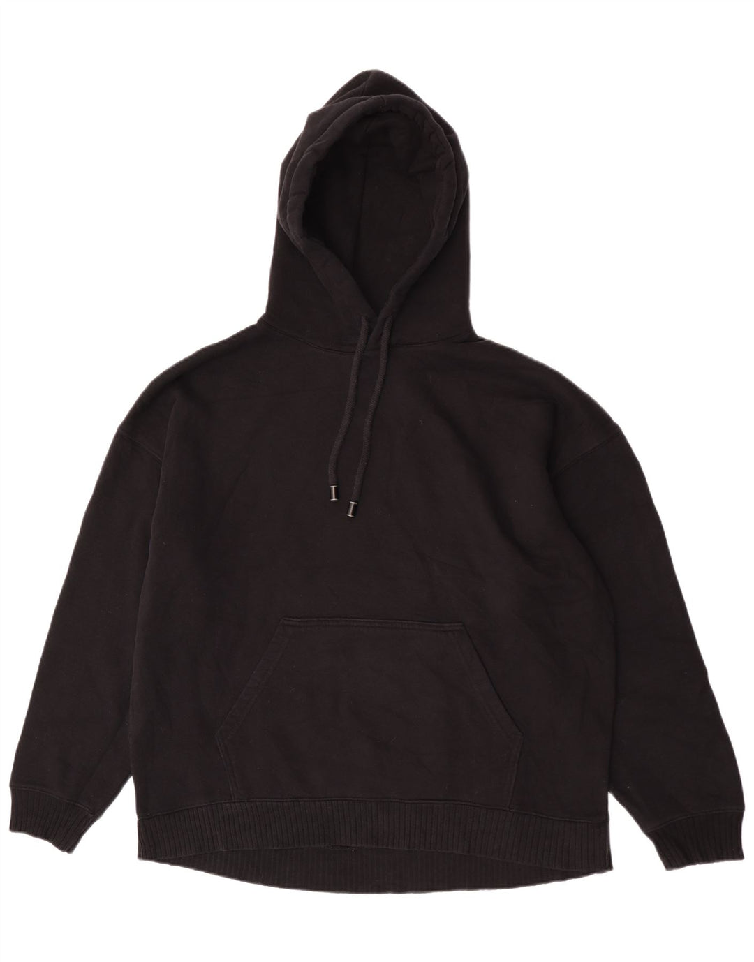 Zara Womens Oversized Hoodie Jumper UK 14 Medium Black